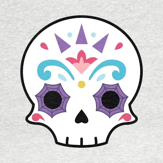 Sugar skull cobweb by Laura_Nagel